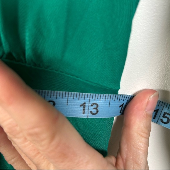 L'Academie The Lorriana Mini Dress Green Small - Picture 13 of 16
